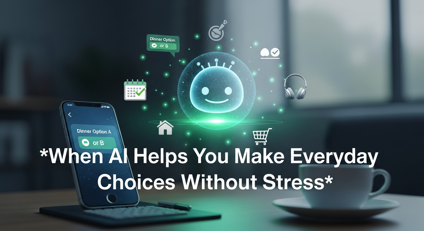 When AI Helps You Make Everyday Choices Without Stress