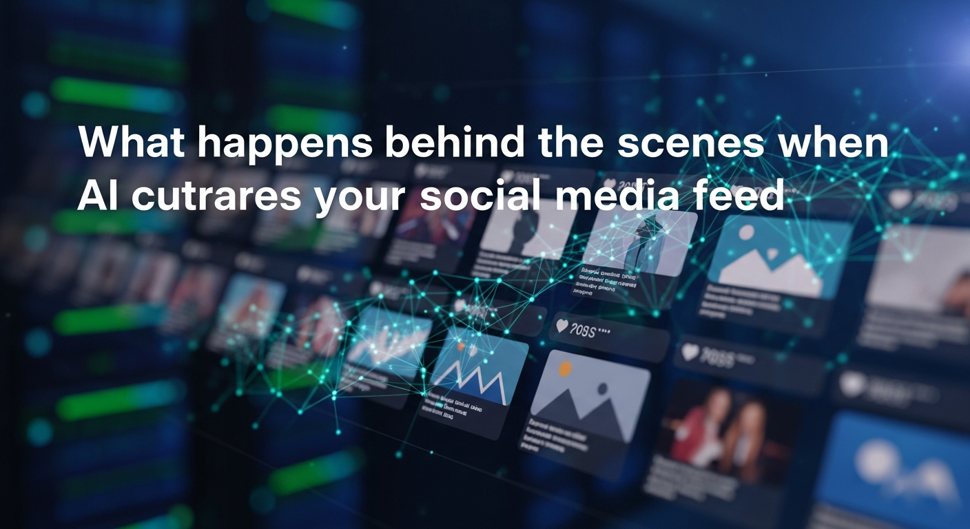 What happens behind the scenes when AI curates your social media feed