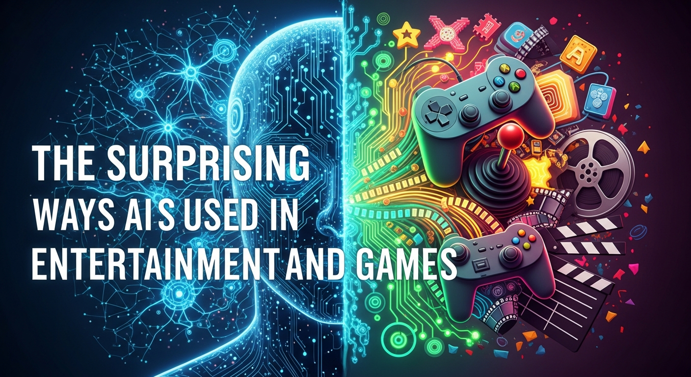 The surprising ways AI is used in entertainment and games