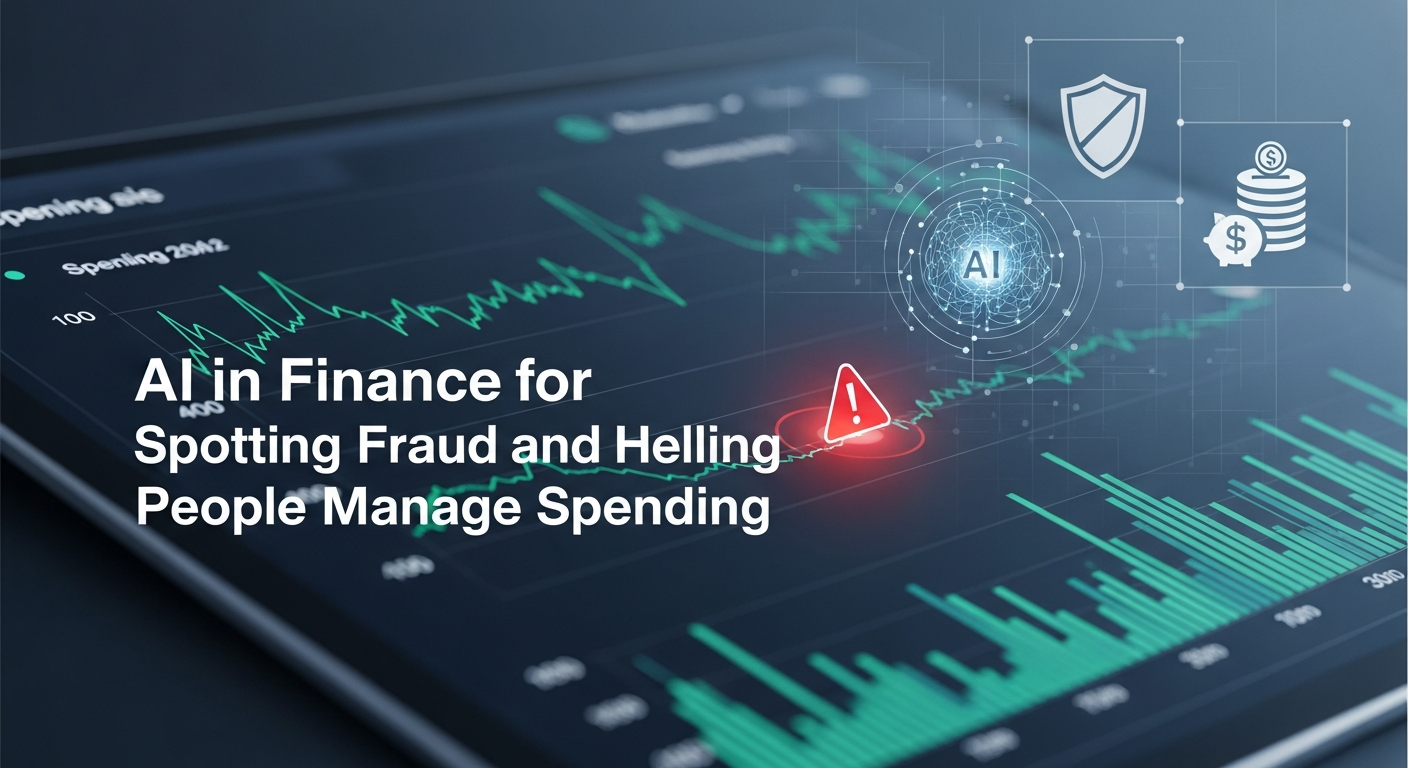 AI in finance for spotting fraud and helping people manage spending.
