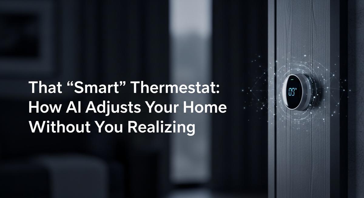 That “Smart” Thermostat: How AI Adjusts Your Home Without You Realizing