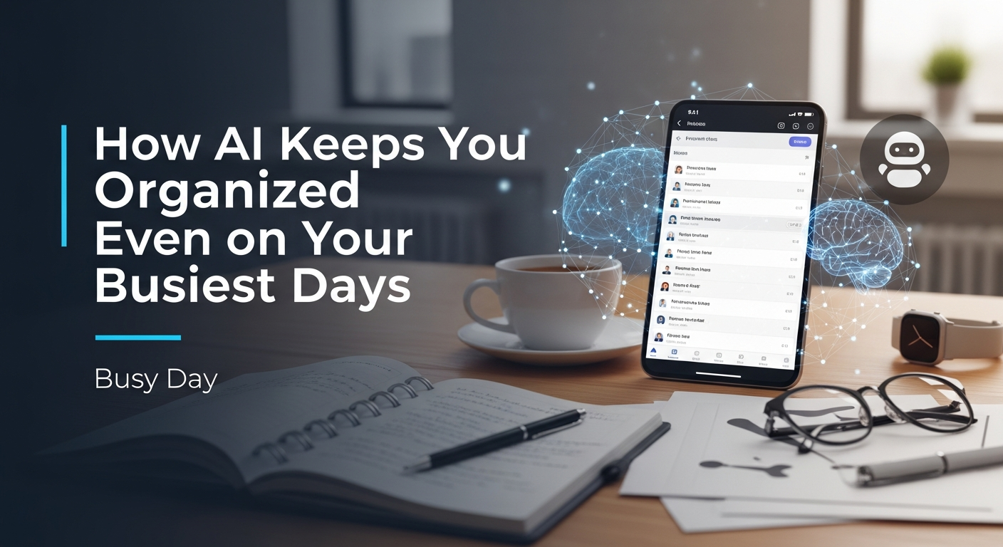 How AI Keeps You Organized Even on Your Busiest Days
